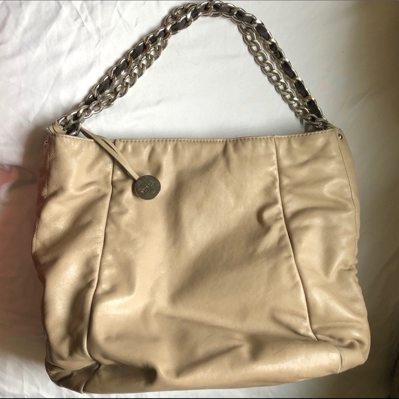 Auth Furla Handbag Shoulder Bag Genuine Leather - Picture 1 of 8